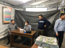 گزارش تصویری روز اول هفتۀ خوابگاه‌های دانشگاه تهران غرفه مرکز بهداشت و سلامت