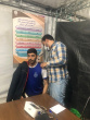 گزارش تصویری روز اول هفتۀ خوابگاه‌های دانشگاه تهران غرفه مرکز بهداشت و سلامت